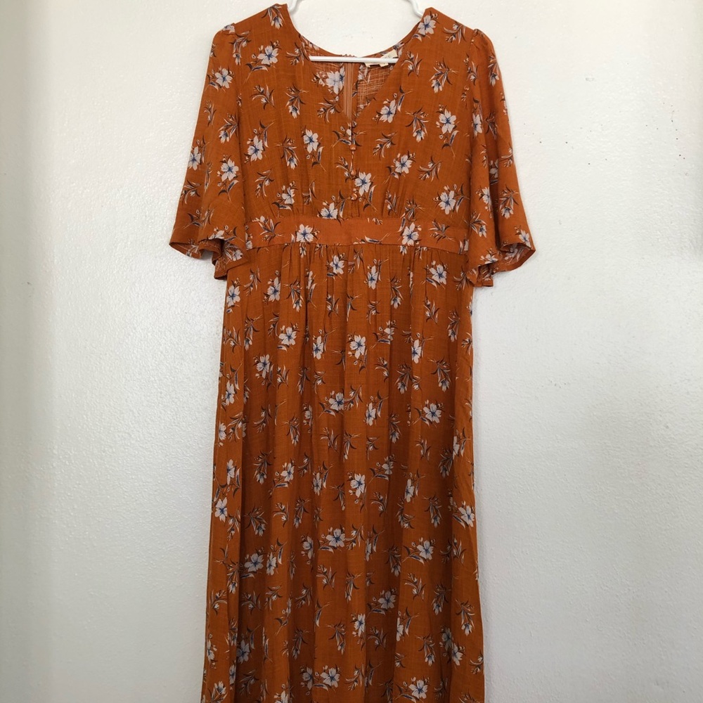 Roolee long floral dress